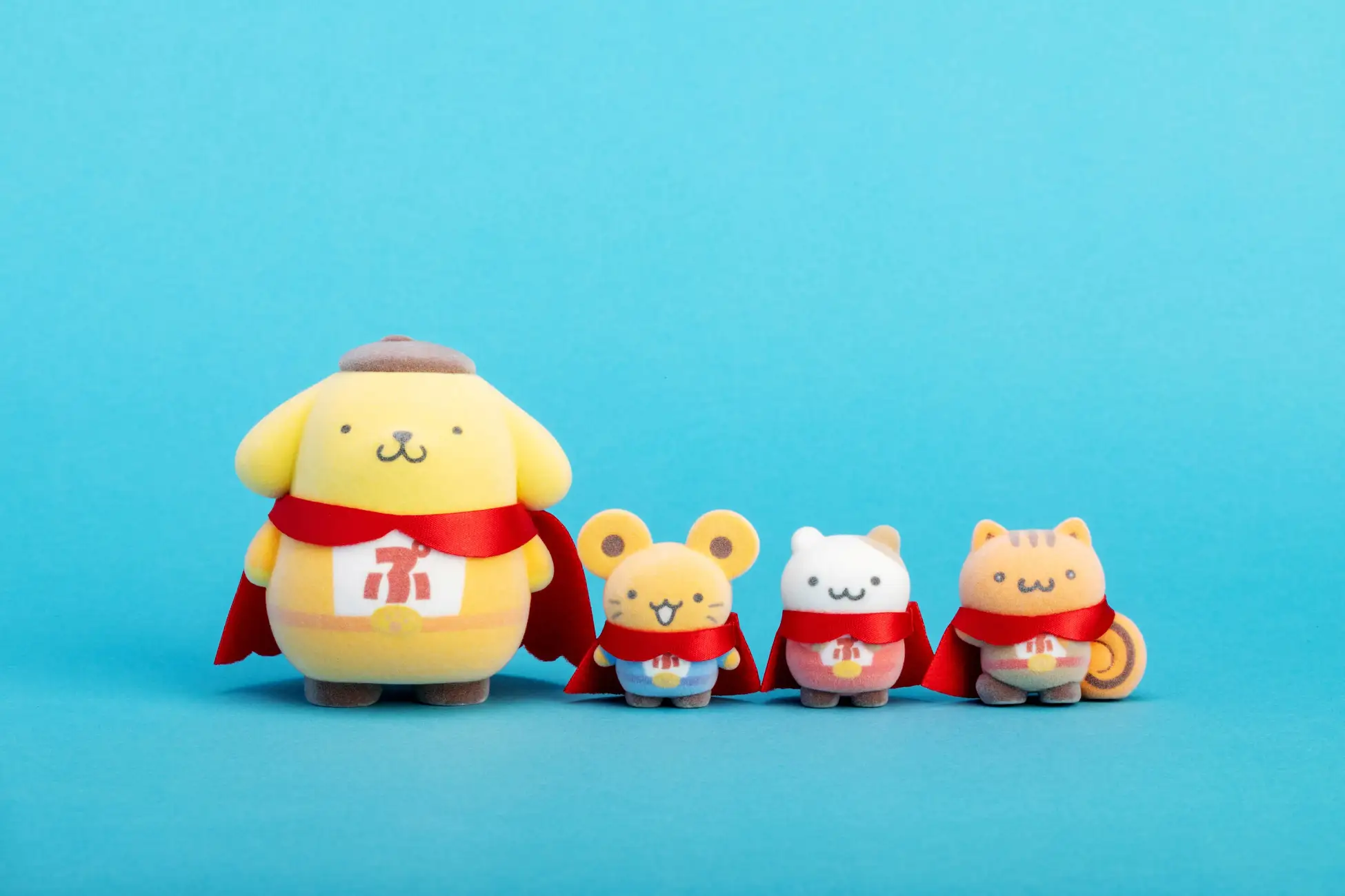 「ポムポムプリン」30周年、限定ヒーローマスコットが9月15日発売！